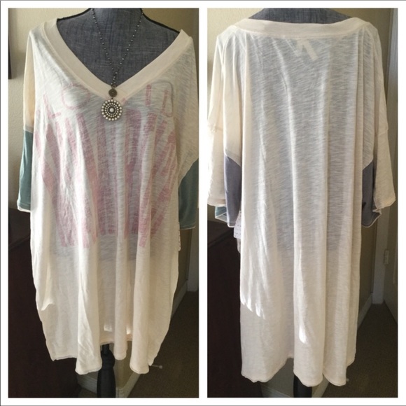 Free People City Slicker Oversized Tunic. NWT. - Picture 4 of 7